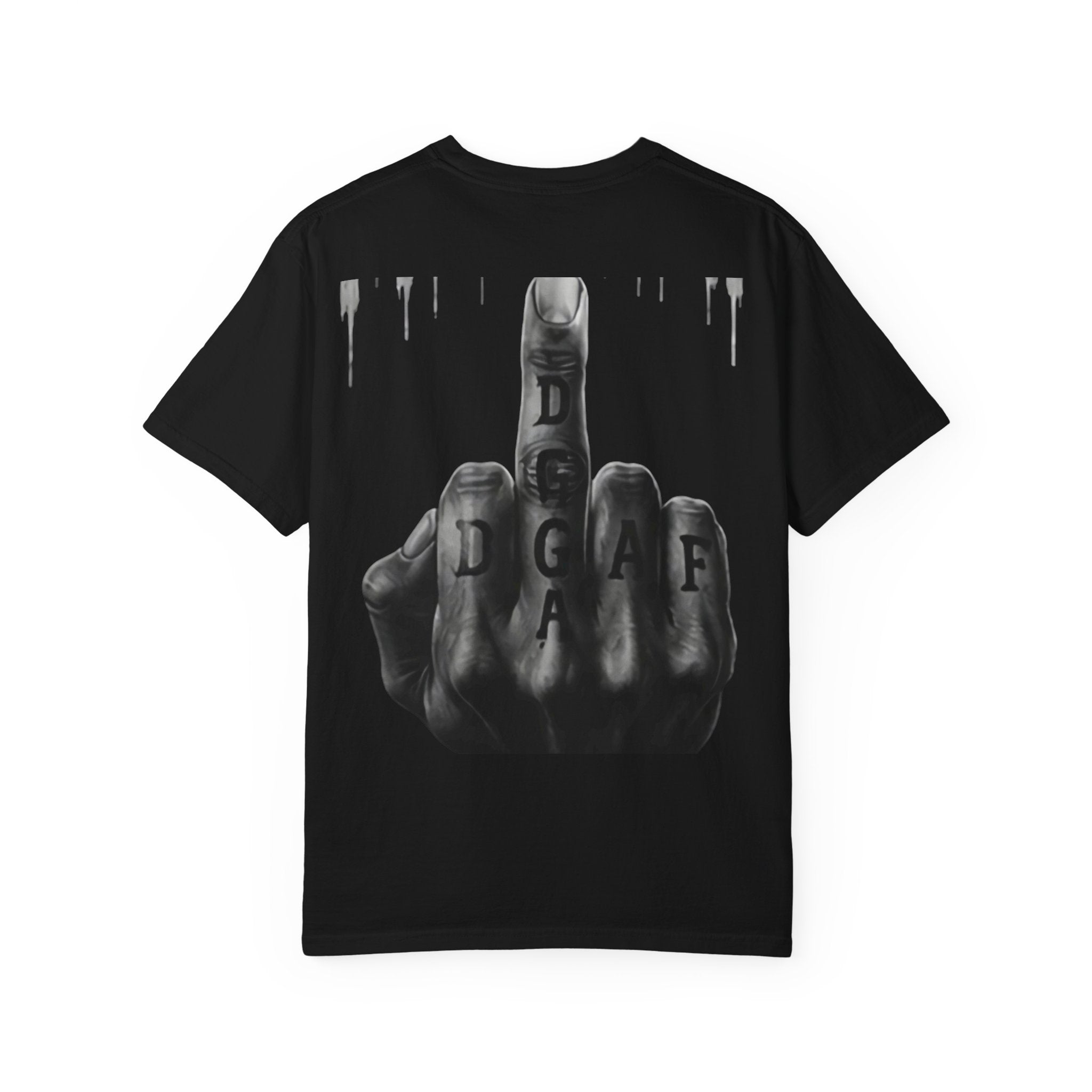 Mr DGAF Graphic T-Shirt — Edgy Middle Finger Streetwear Tee - mrdgaf.shop