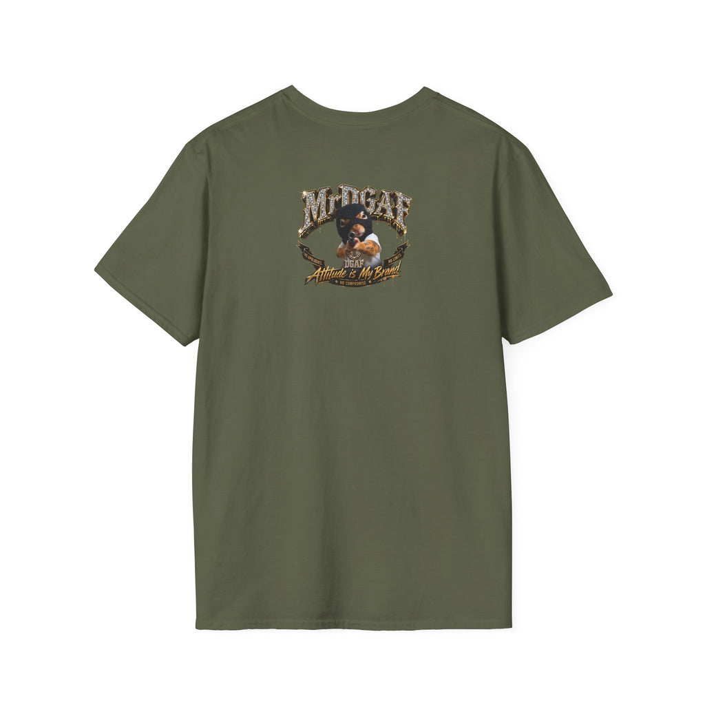 Keep Walking Asshole T-Shirt — Bold Retro Marquee Text Tee