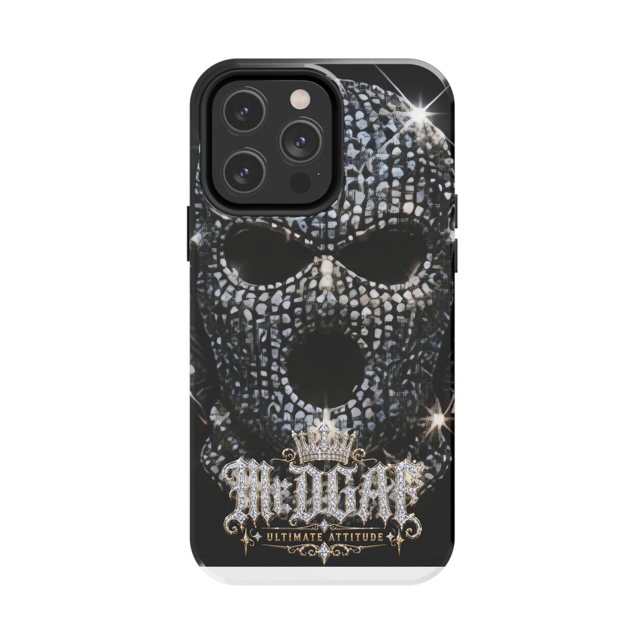 Skull Rhinestone Tough Phone Case — "Outlaw" Ultimate Attitude - mrdgaf.shop
