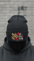 Streetwise Beanie With Graffiti Logo