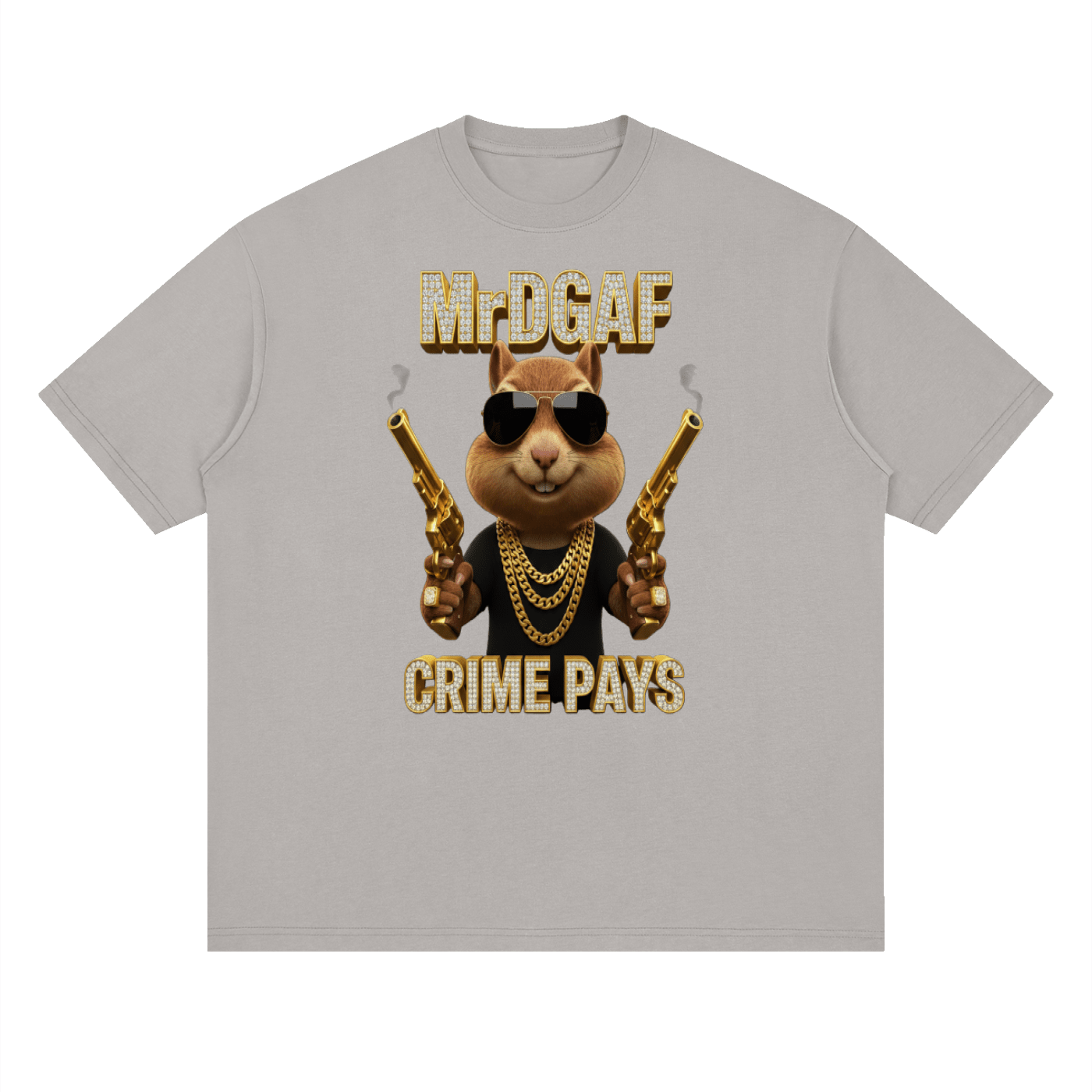 Crime Pays Graphic Tee — Mr. DGAF Dark Streetwear - mrdgaf.shop