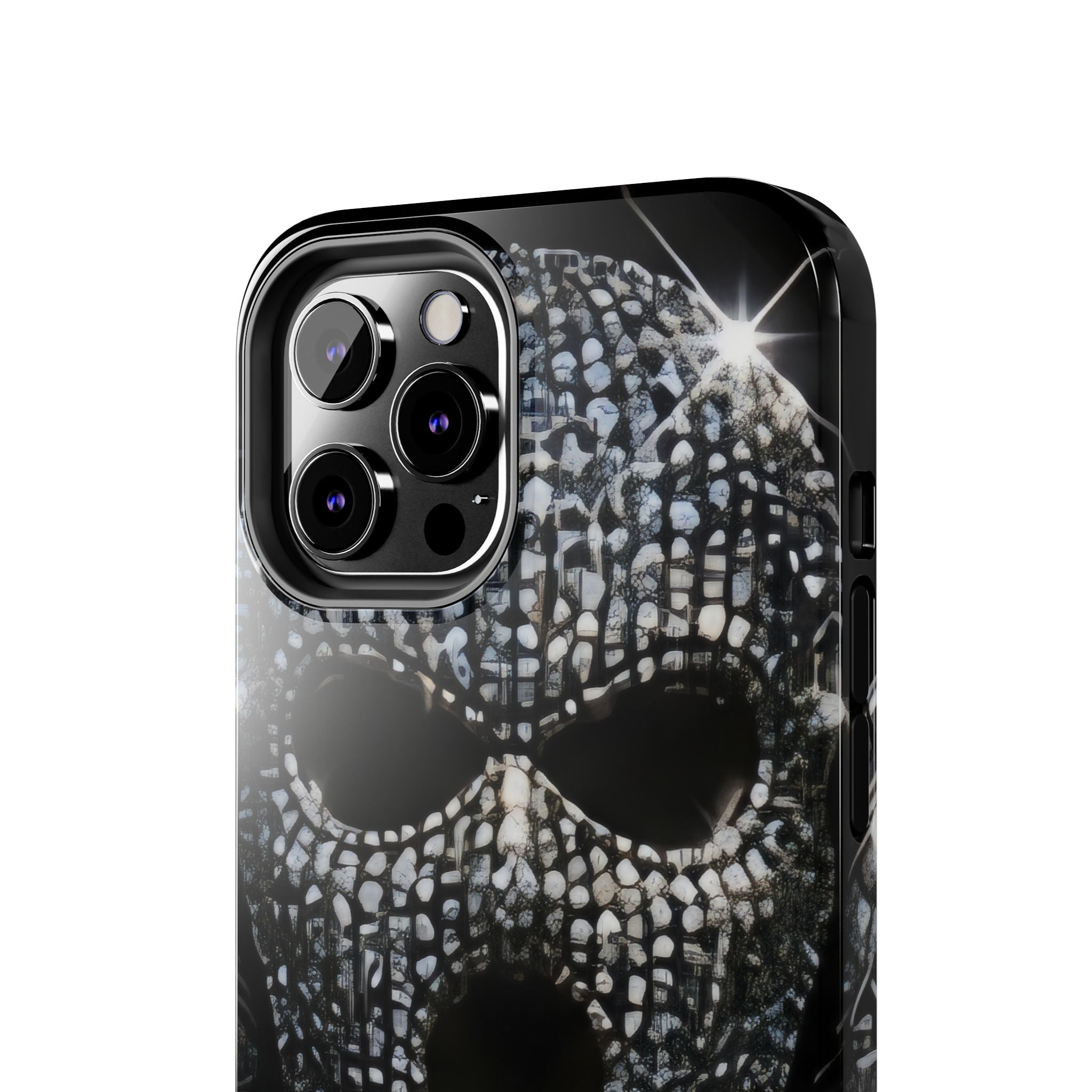 Skull Rhinestone Tough Phone Case — "Outlaw" Ultimate Attitude - mrdgaf.shop