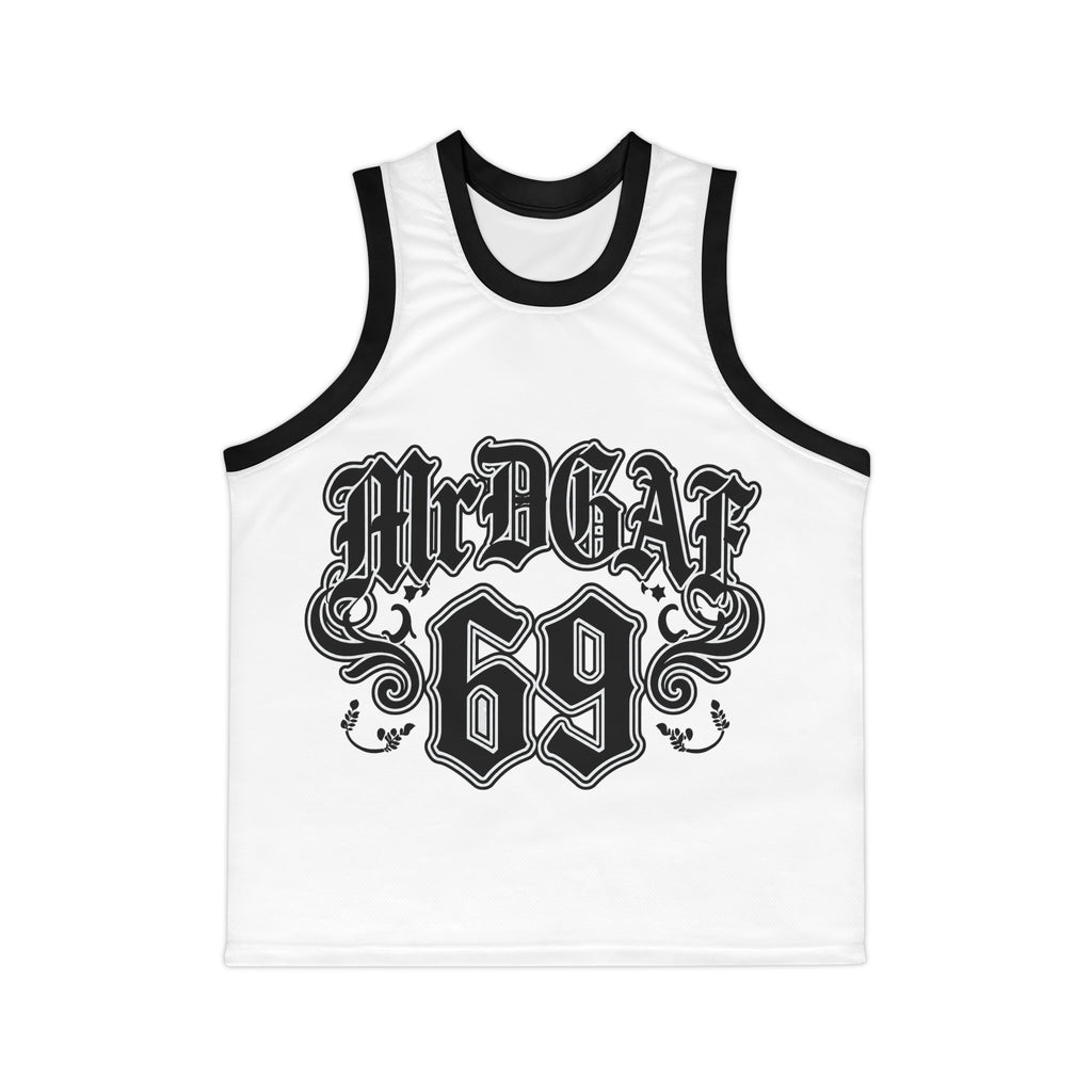 Basketball Jersey — Vintage Gothic "MrDgat 69" Number Tank - mrdgaf.shop