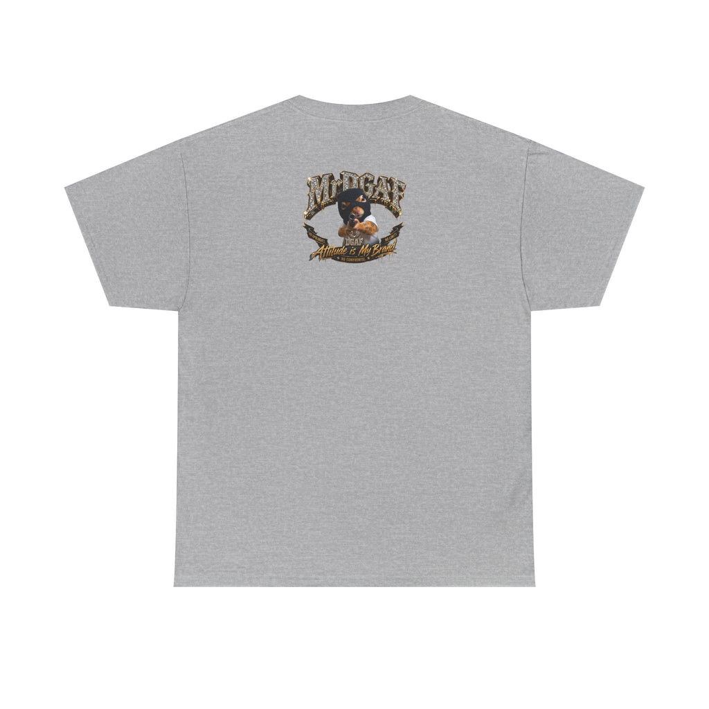 IDGAF Never Will Tee — Bold Rhinestone Text Graphic T‑Shirt