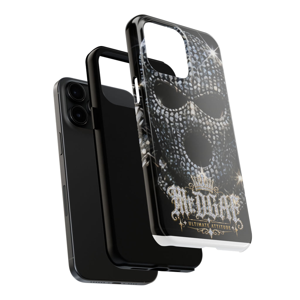 Skull Rhinestone Tough Phone Case — "Outlaw" Ultimate Attitude - mrdgaf.shop