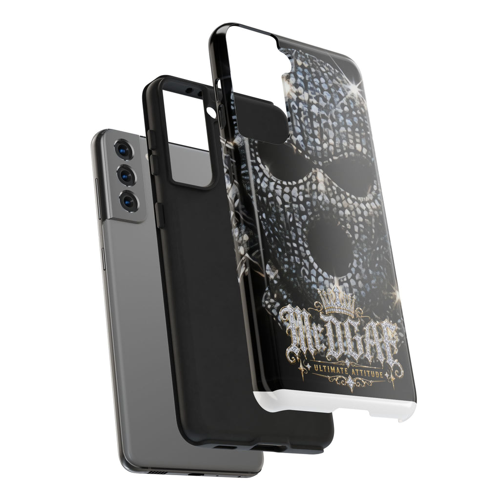 Skull Rhinestone Tough Phone Case — "Outlaw" Ultimate Attitude - mrdgaf.shop