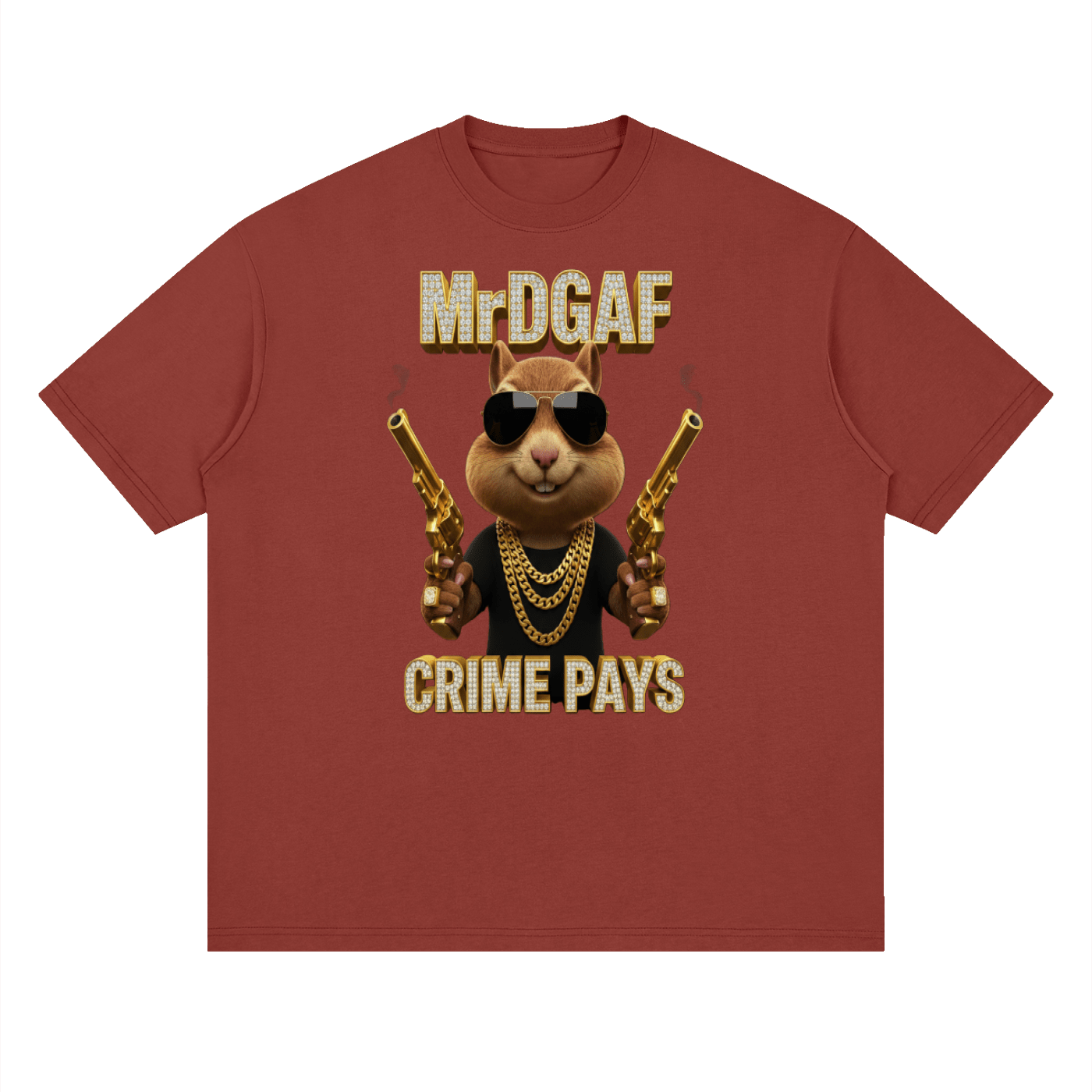 Crime Pays Graphic Tee — Mr. DGAF Dark Streetwear - mrdgaf.shop
